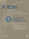 JOURNAL OF OCCUPATIONAL AND ENVIRONMENTAL MEDICINE期刊封面