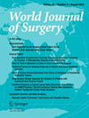WORLD JOURNAL OF SURGERY期刊封面