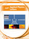 APPLIED PHYSICS LETTERS期刊封面