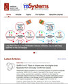 mSystems期刊封面