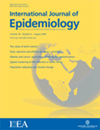 INTERNATIONAL JOURNAL OF EPIDEMIOLOGY期刊封面