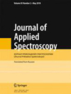Journal of Applied Spectroscopy期刊封面