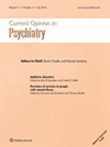 CURRENT OPINION IN PSYCHIATRY：4.9分医学2区，零版面费，审稿6-12周，精神病学领域的“权威综述旗舰”