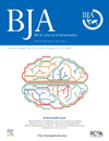 BRITISH JOURNAL OF ANAESTHESIA期刊封面
