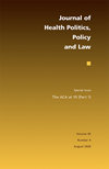 JOURNAL OF HEALTH POLITICS POLICY AND LAW期刊封面