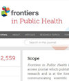 Frontiers in Public Health期刊封面
